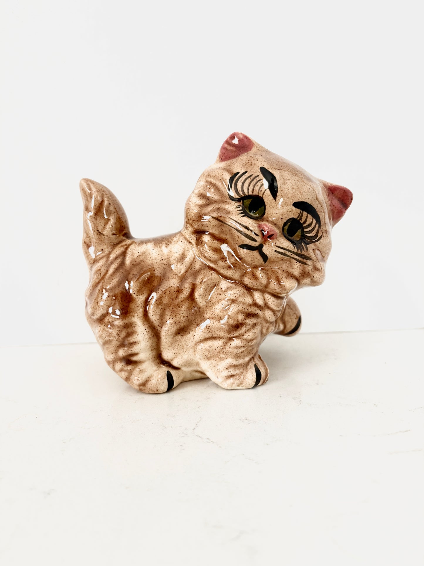 Fluffy Kitten Figurine | Vintage