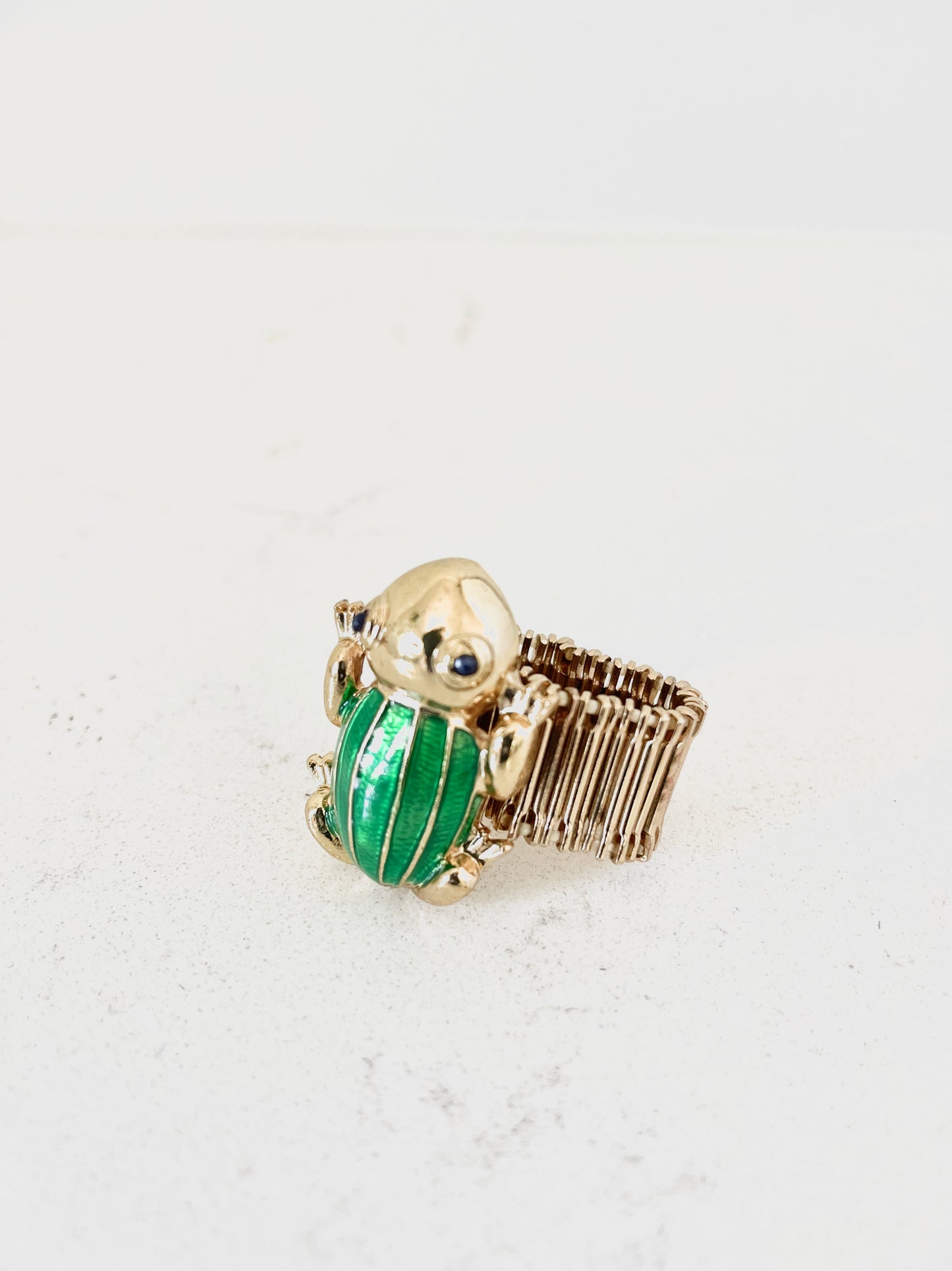 Lilly Pulitzer Garden Frog Cocktail Ring