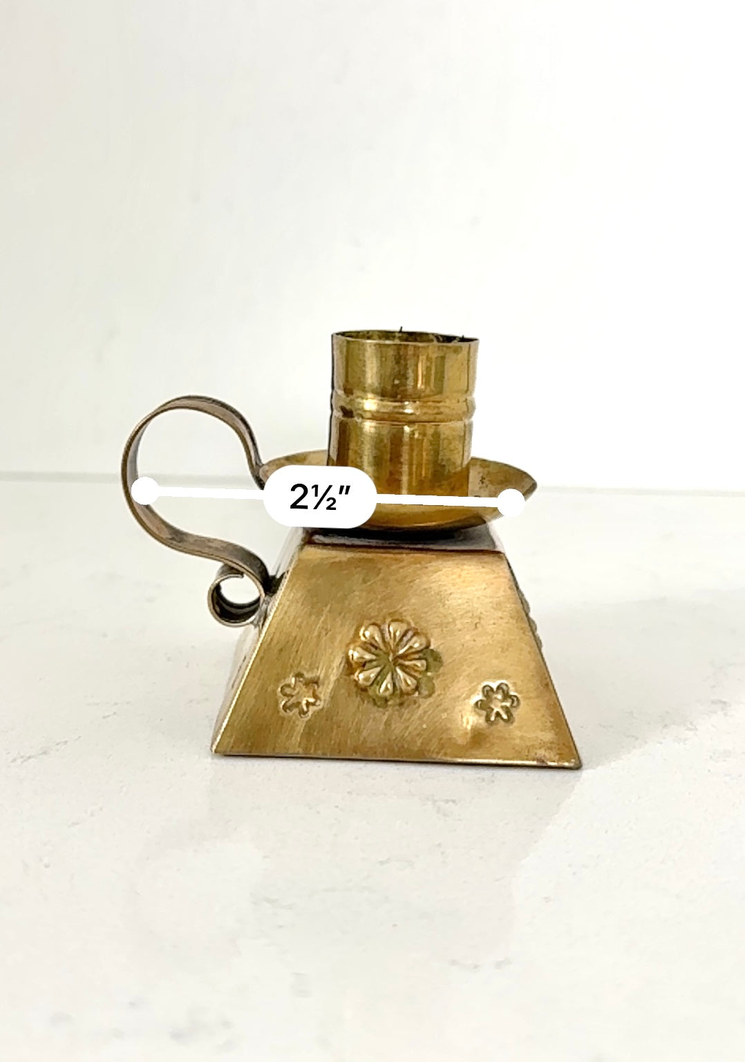 Brass Candle Holder - Vintage