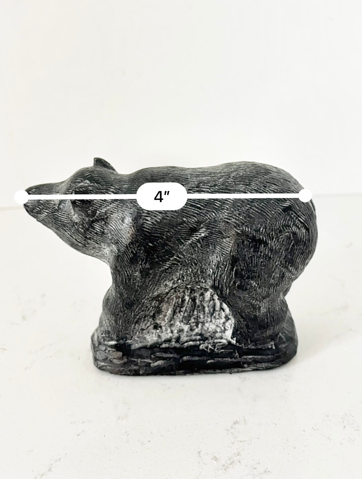 Inuit Art Canadian Soapstone Bear Figurine