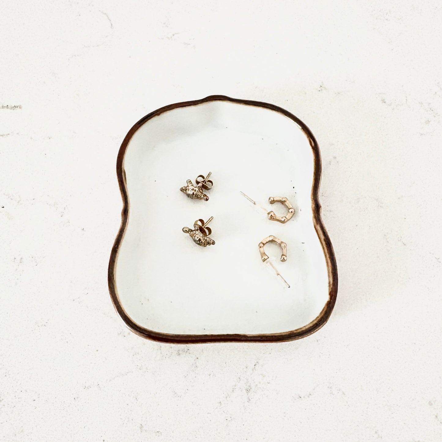 Bread Porcelain Trinket Dish
