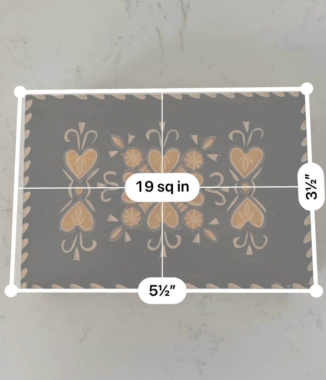 Polish Handcrafted Wooden Box |Inlaid Carvings