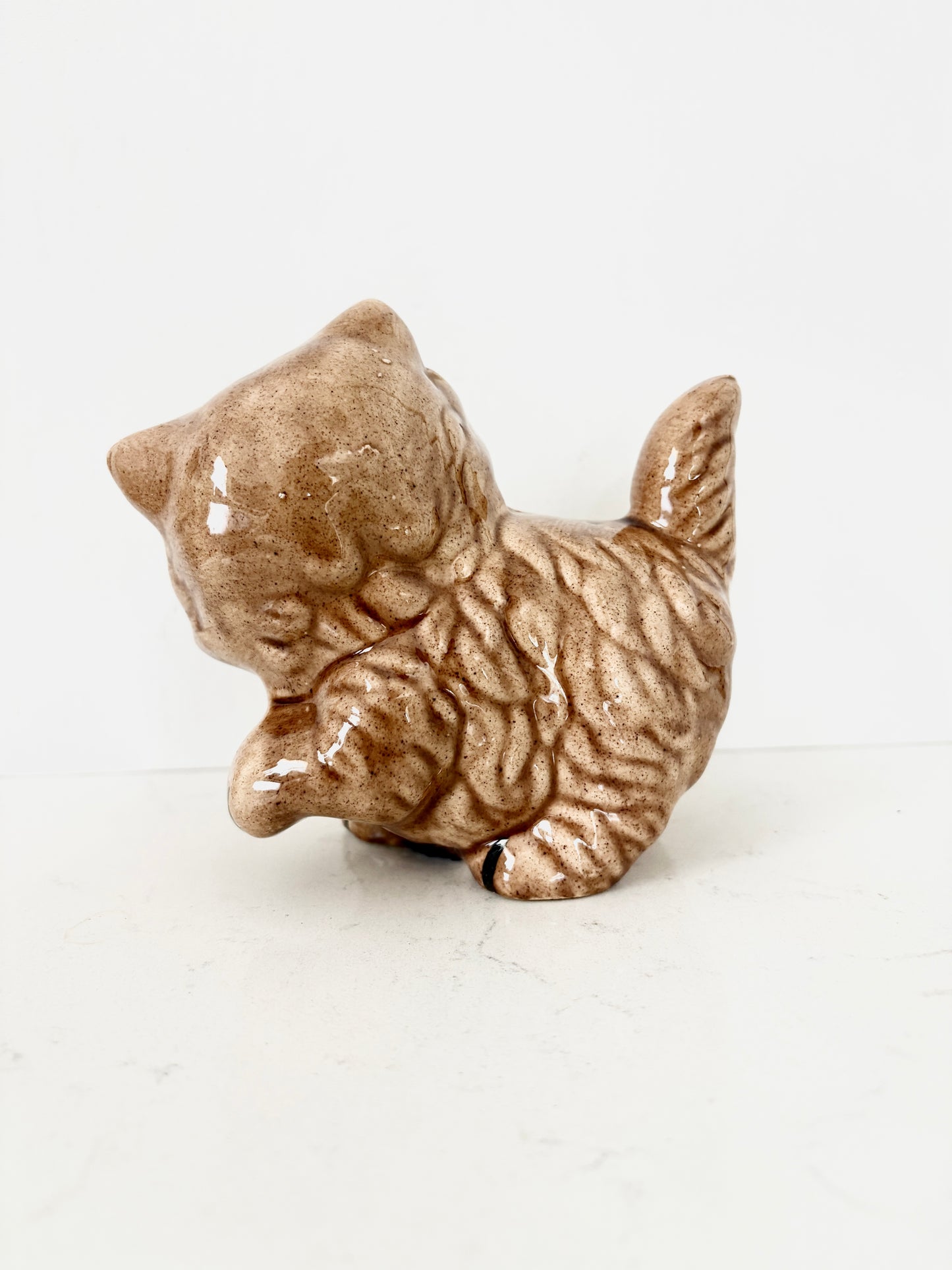 Fluffy Kitten Figurine | Vintage