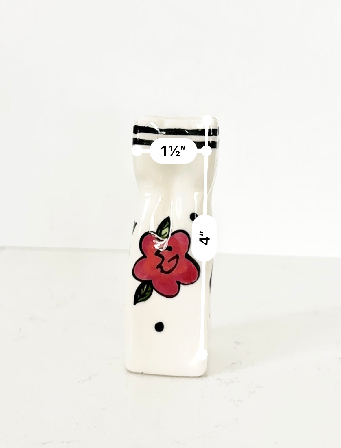 Artistic Bud Vase | Hand Painted