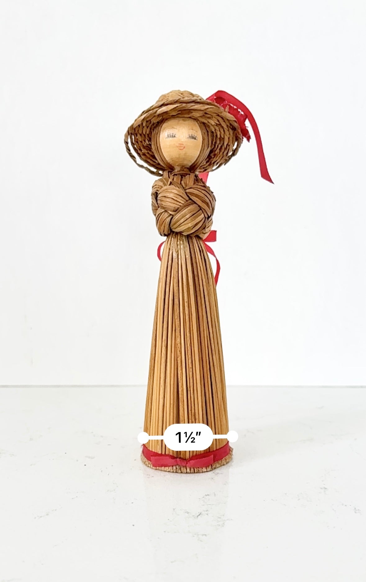 Beautiful Vintage Straw Doll