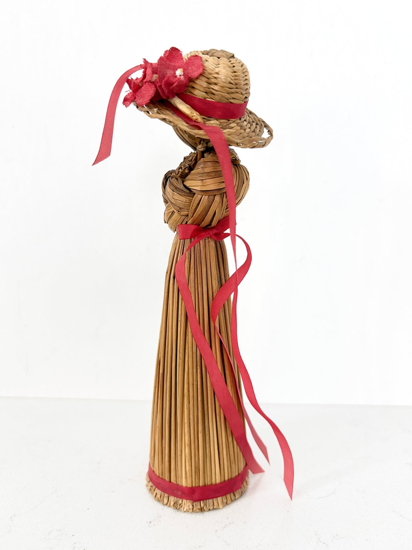 Beautiful Vintage Straw Doll
