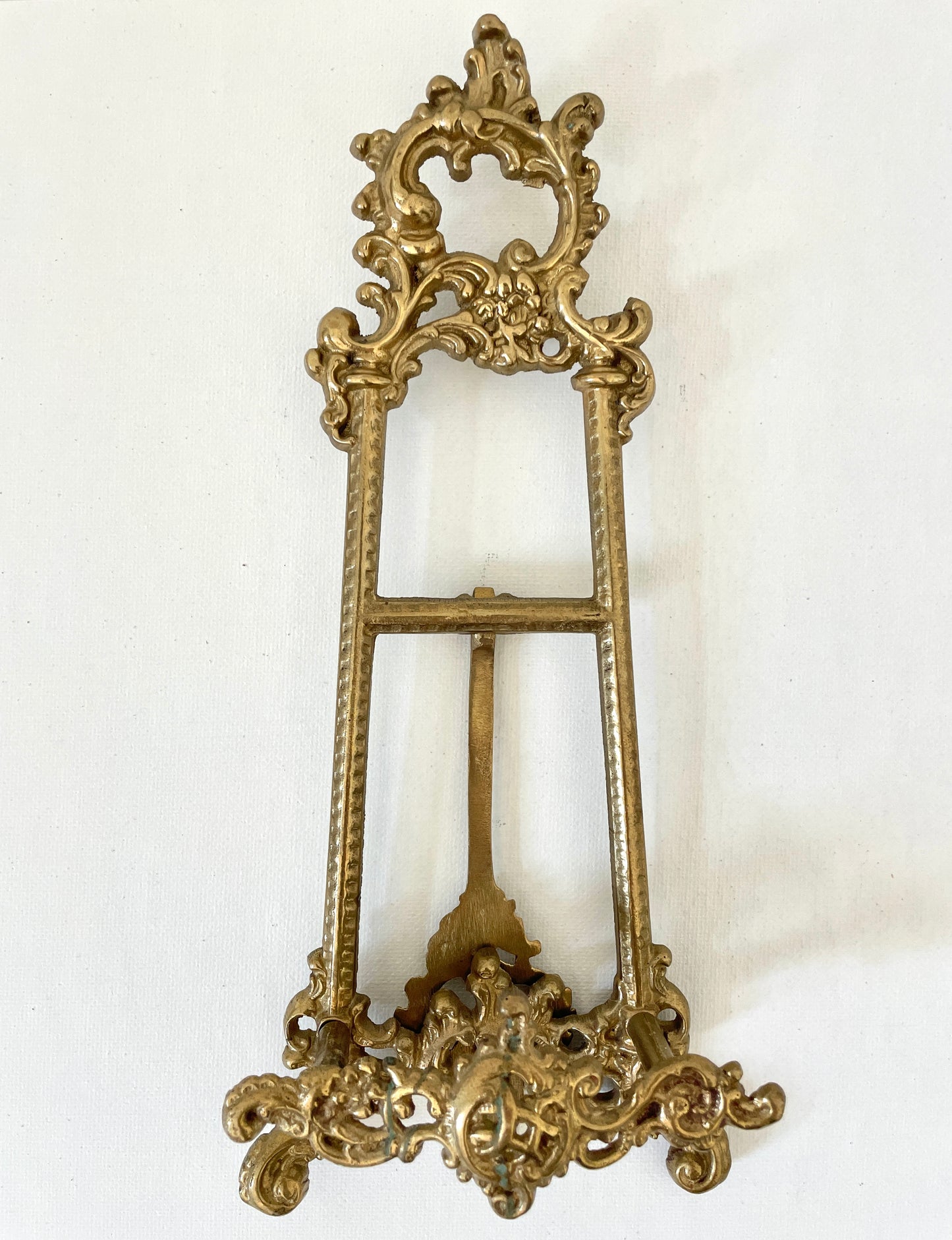 Sold - 20th Century Display Stand for Books or Paintings - Brass - Rococo Style