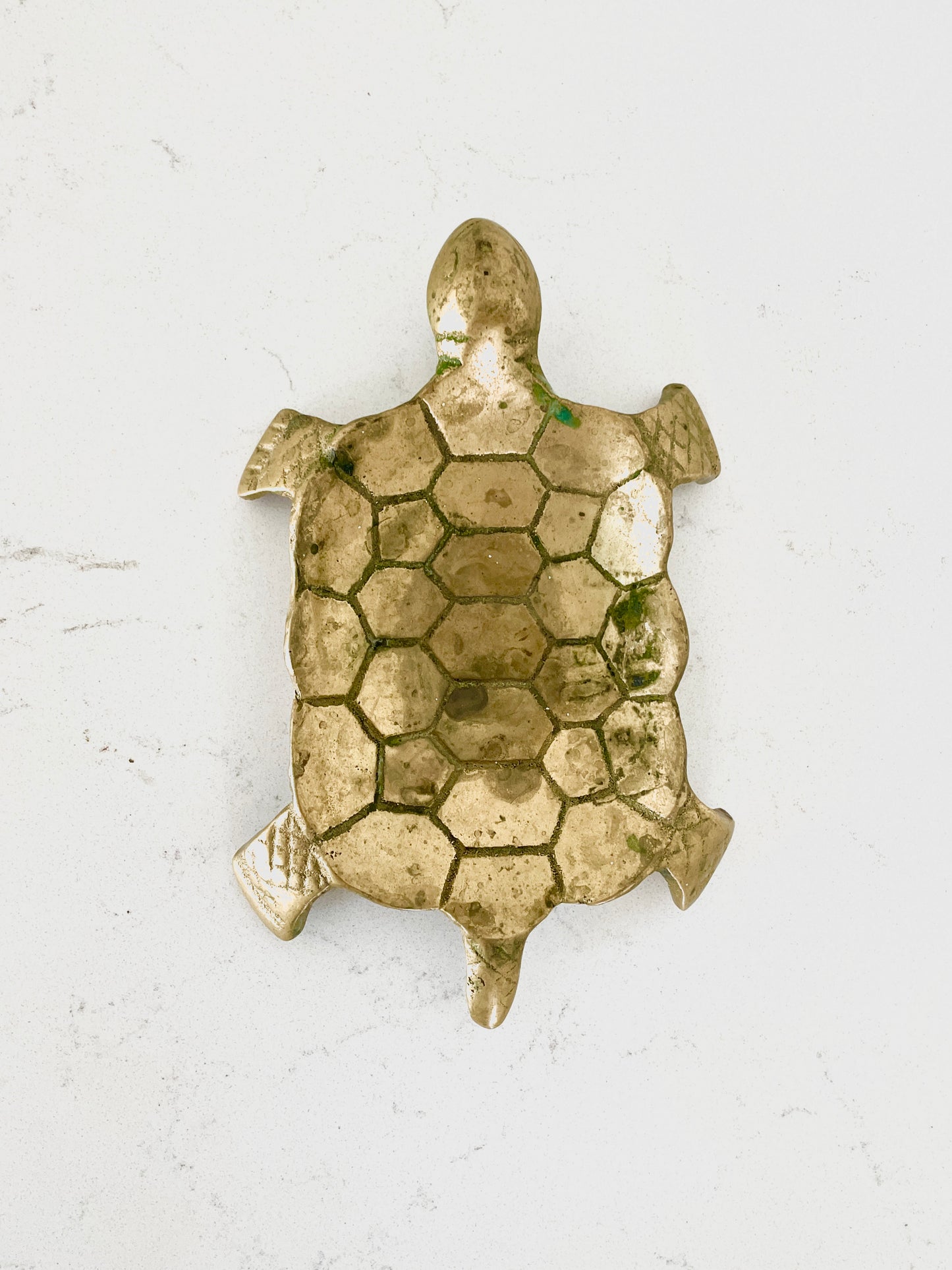 Sold - Brass Turtle Bar Soap Holder