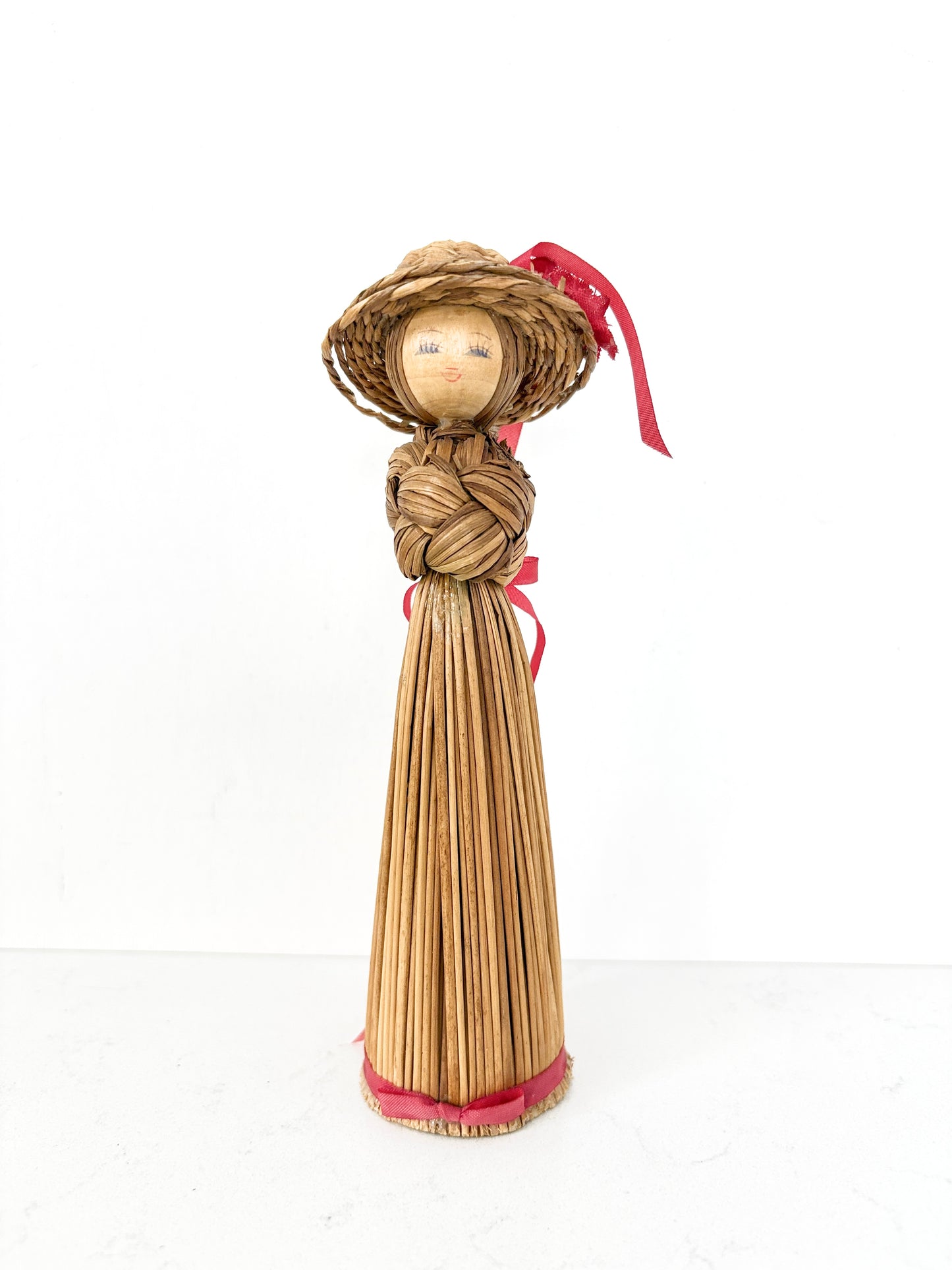 Beautiful Vintage Straw Doll