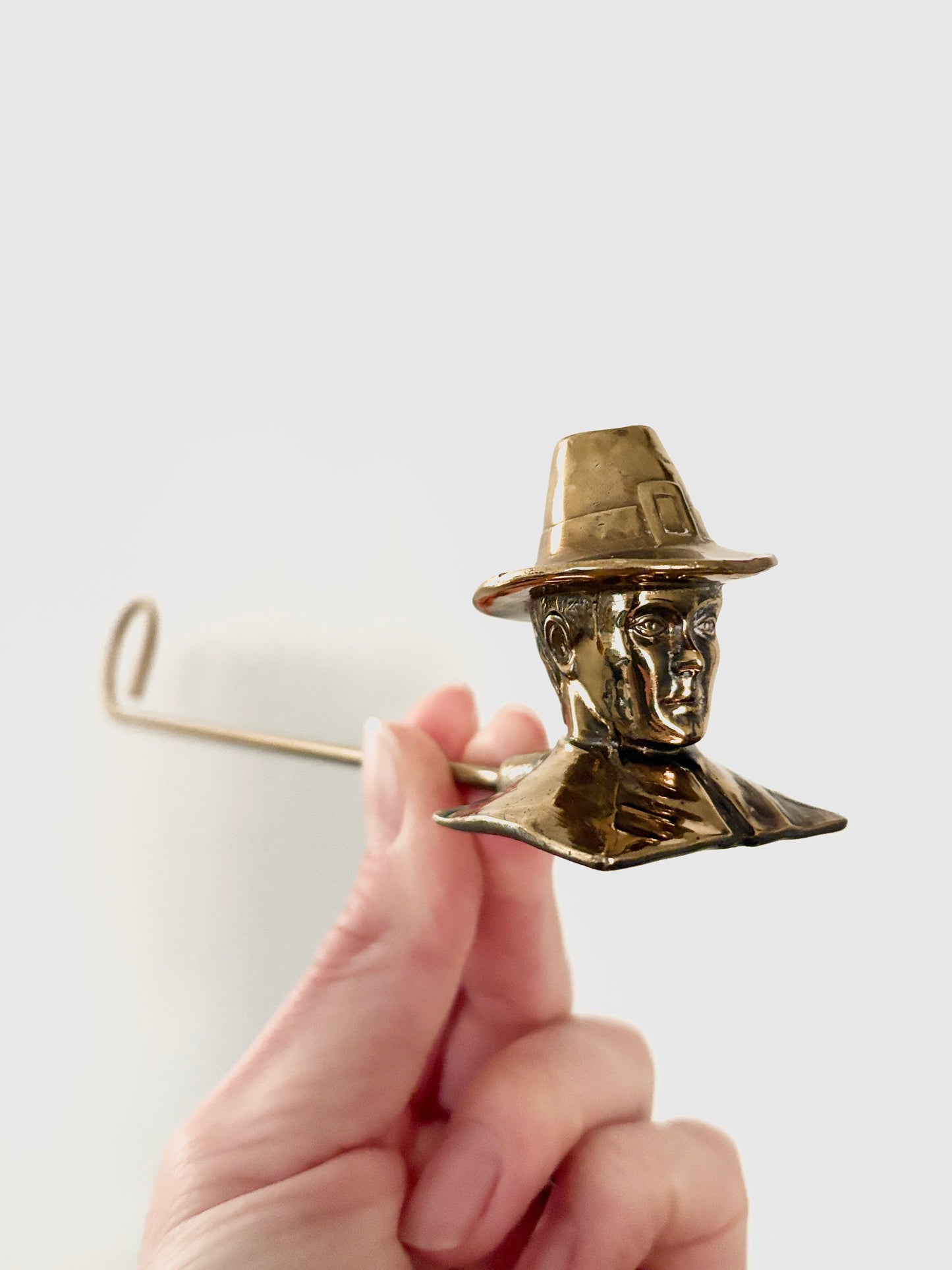 Vintage Pilgrim Brass Candle Snuffer