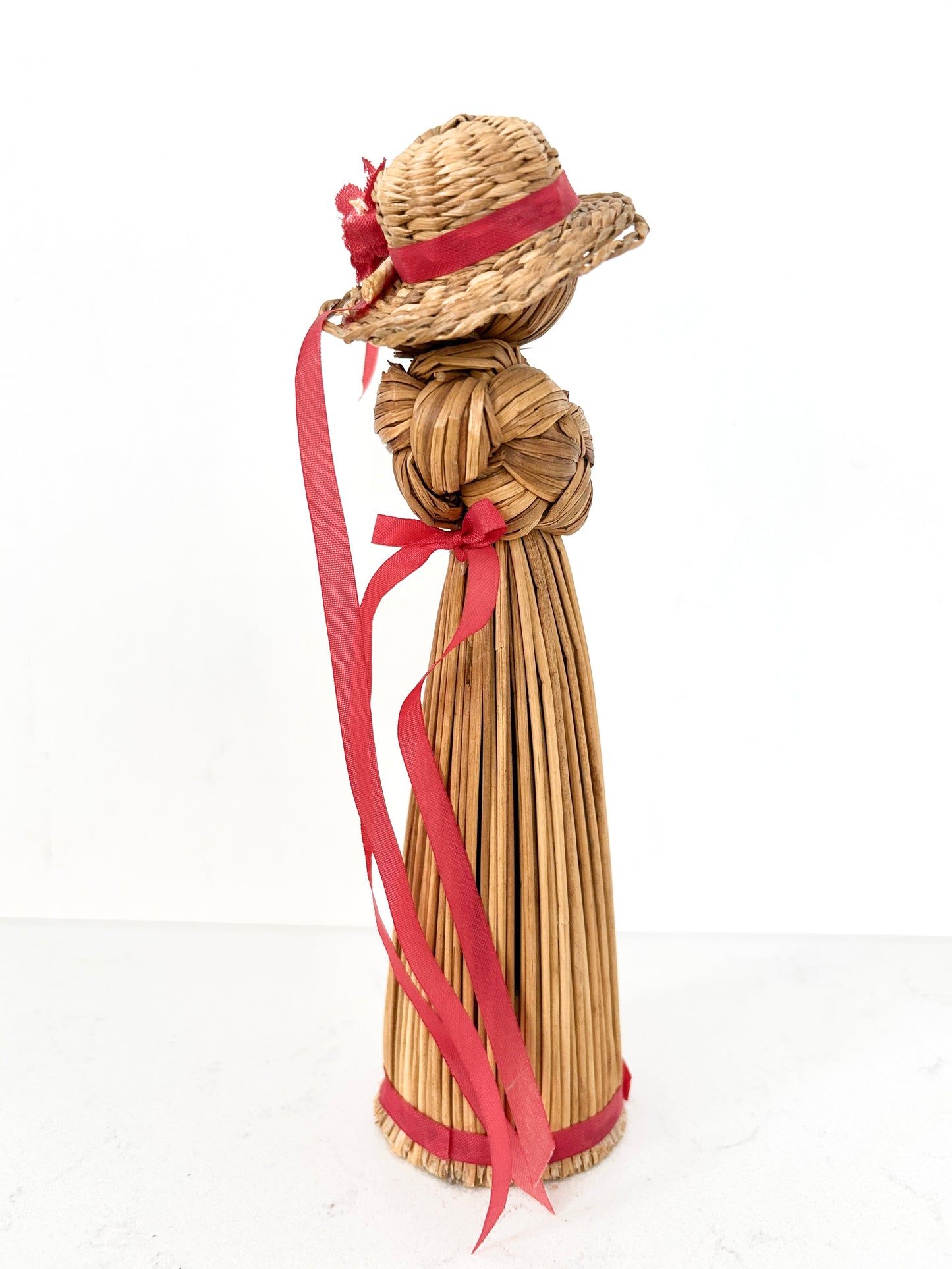 Beautiful Vintage Straw Doll