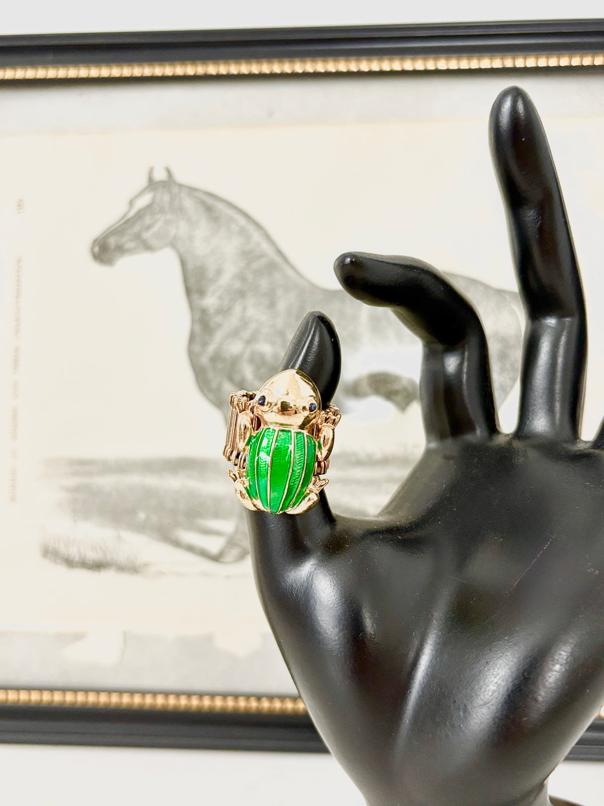 Lilly Pulitzer Garden Frog Cocktail Ring
