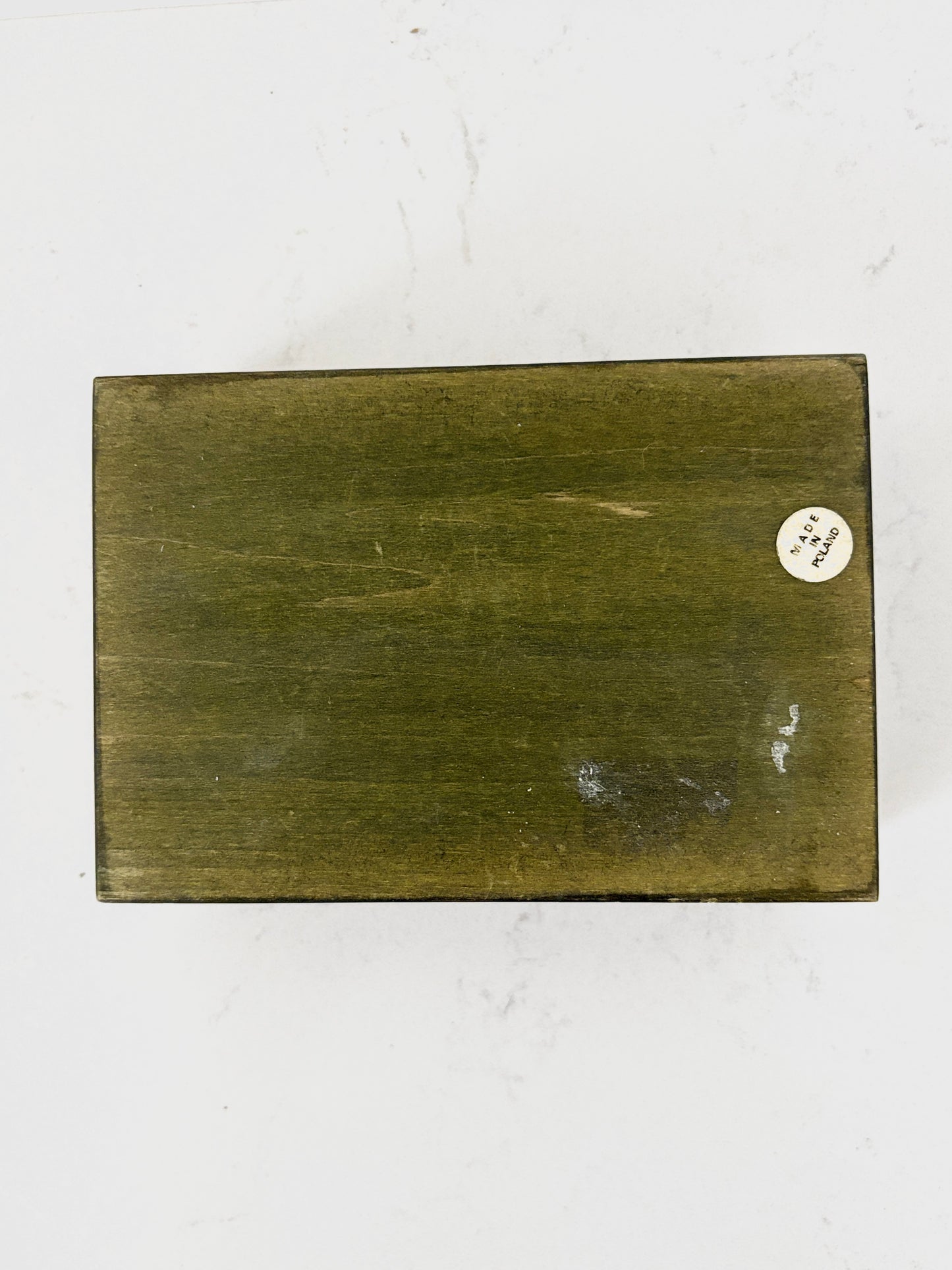 Polish Handcrafted Wooden Box |Inlaid Carvings