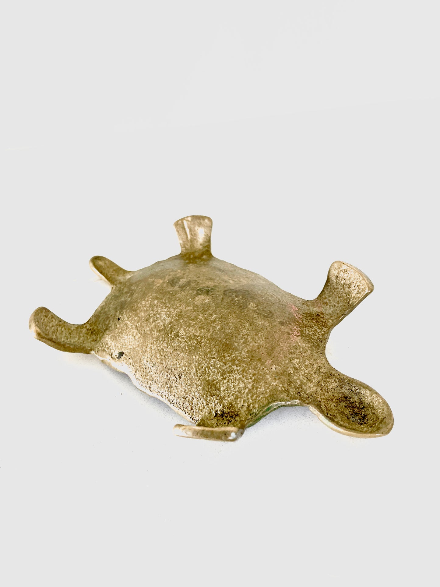 Sold - Brass Turtle Bar Soap Holder