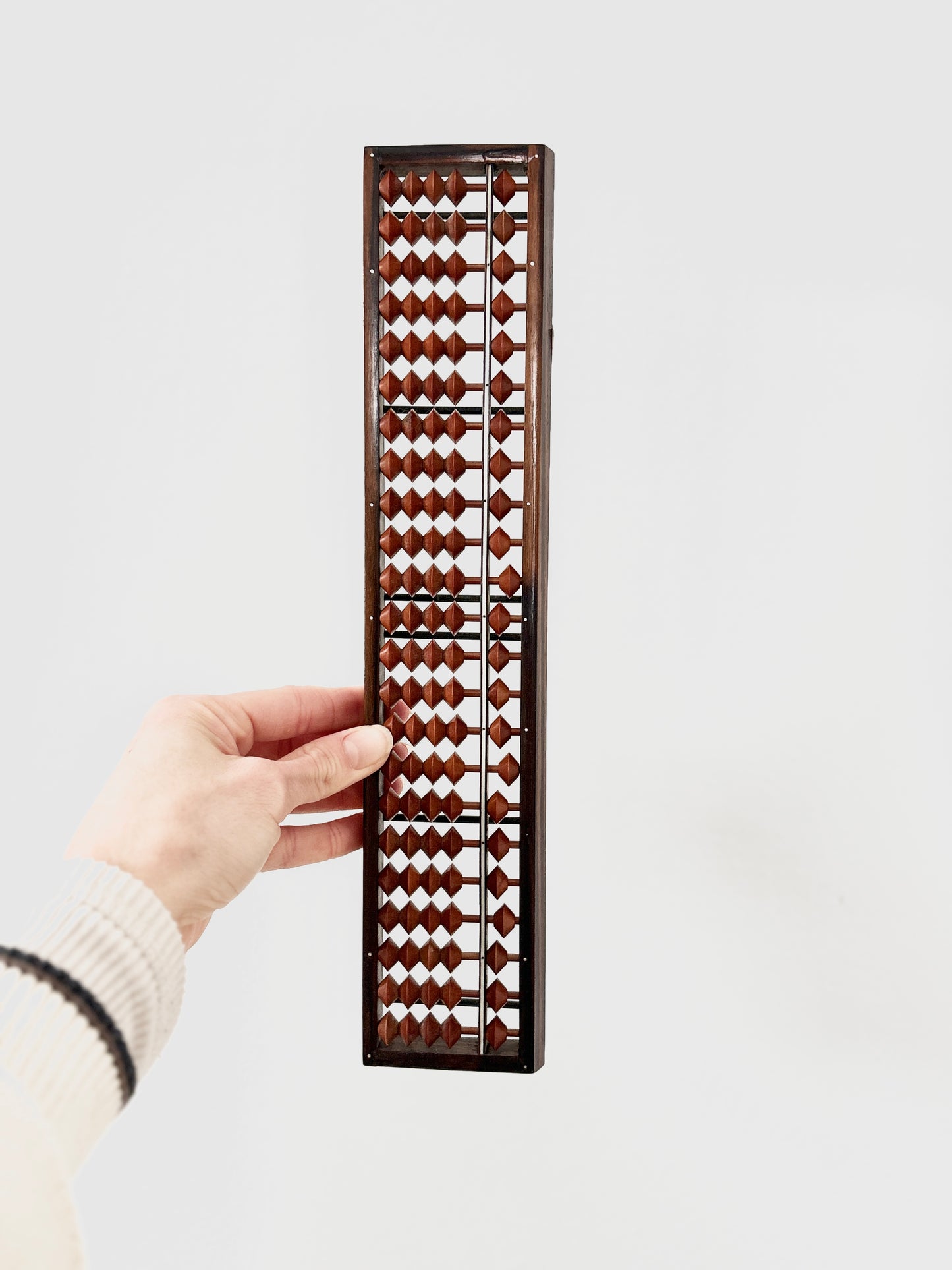 Vintage Japanese Soroban Abacus – Traditional Wooden Math Tool – Educational & Collectible Decor