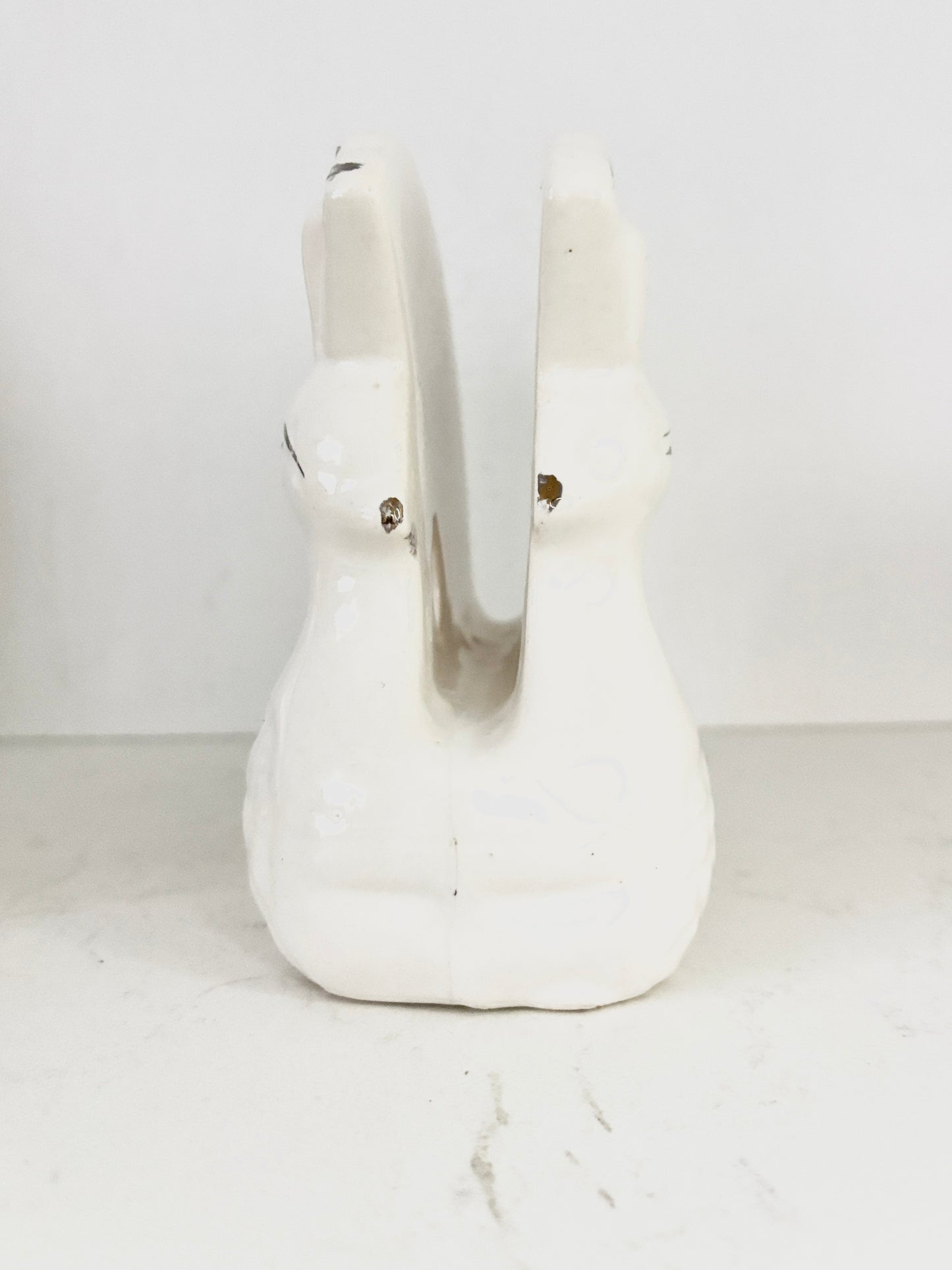 Vintage Swan Floral Napkin Holder