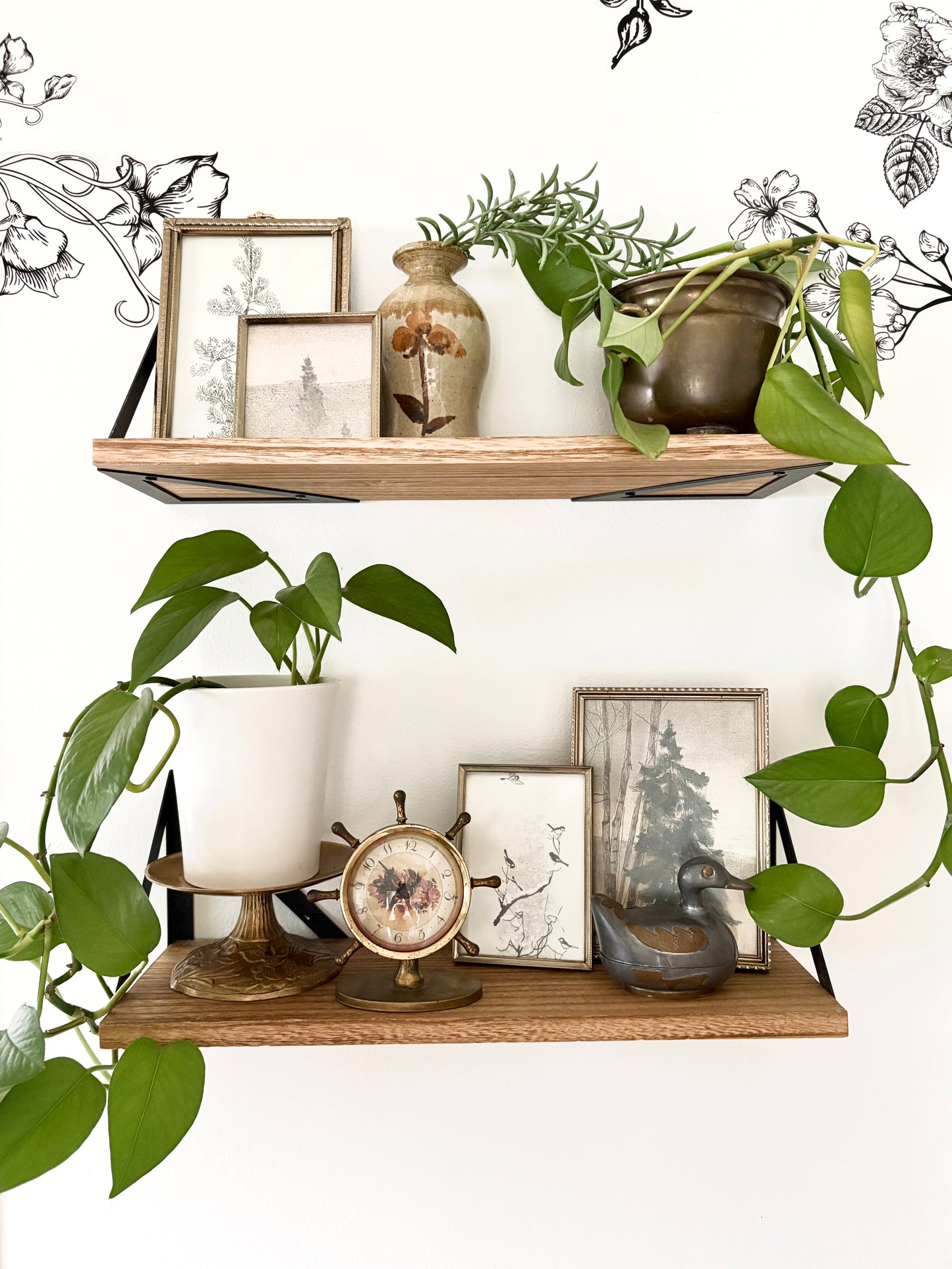 Vintage Brass Nautical Ship’s Wheel Desk Clock | Maritime Marine Mantel Clock | Chelsea Mariner Style