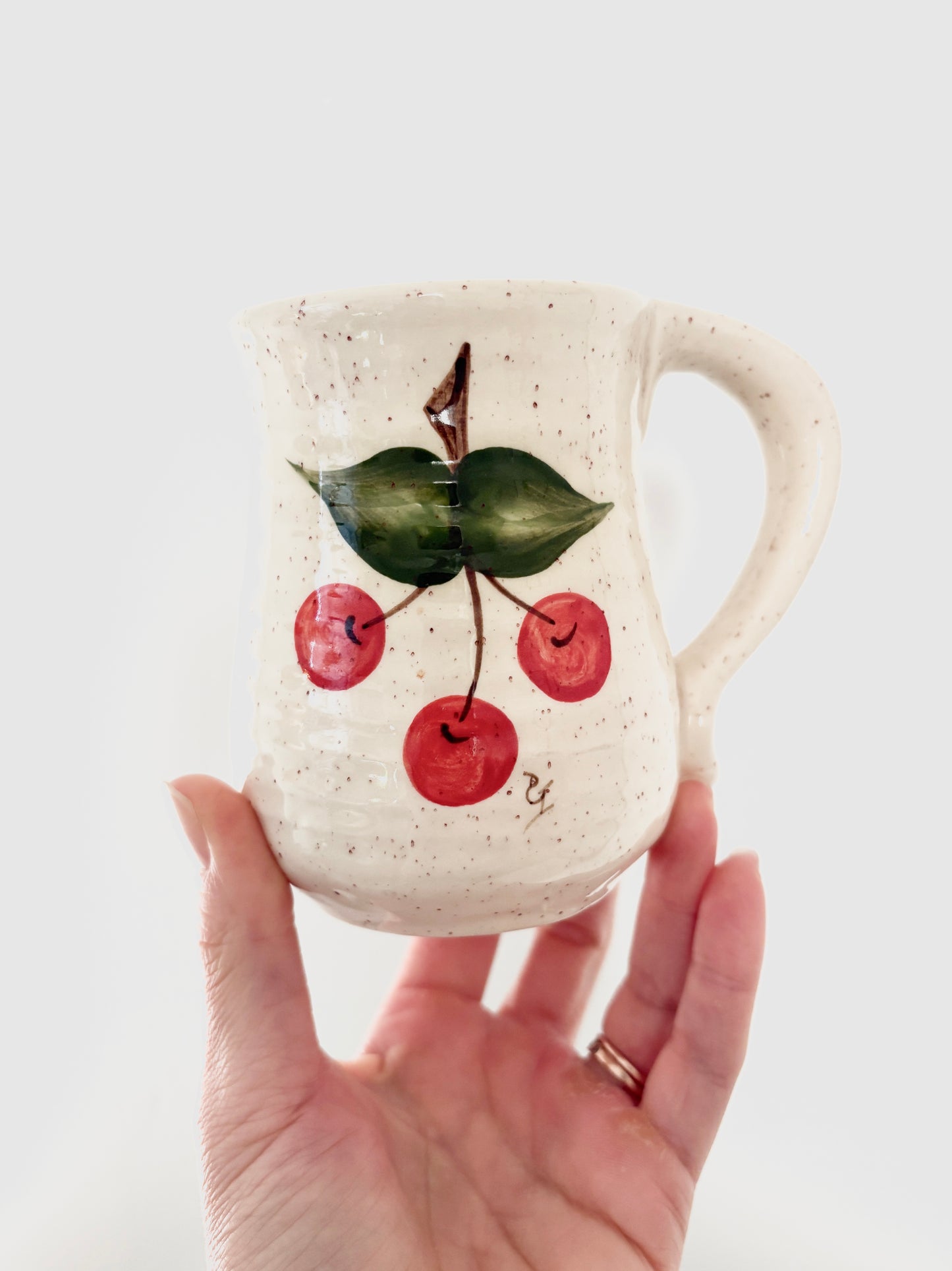 Handcrafted Cherry Mug