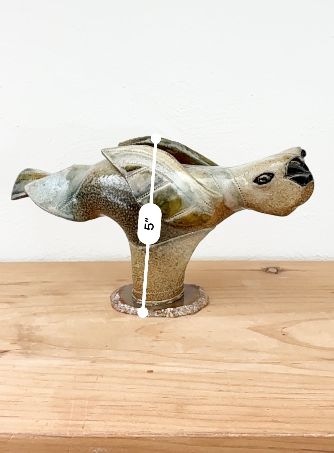 Local Artist Bird Sculpture by D. Niehof
