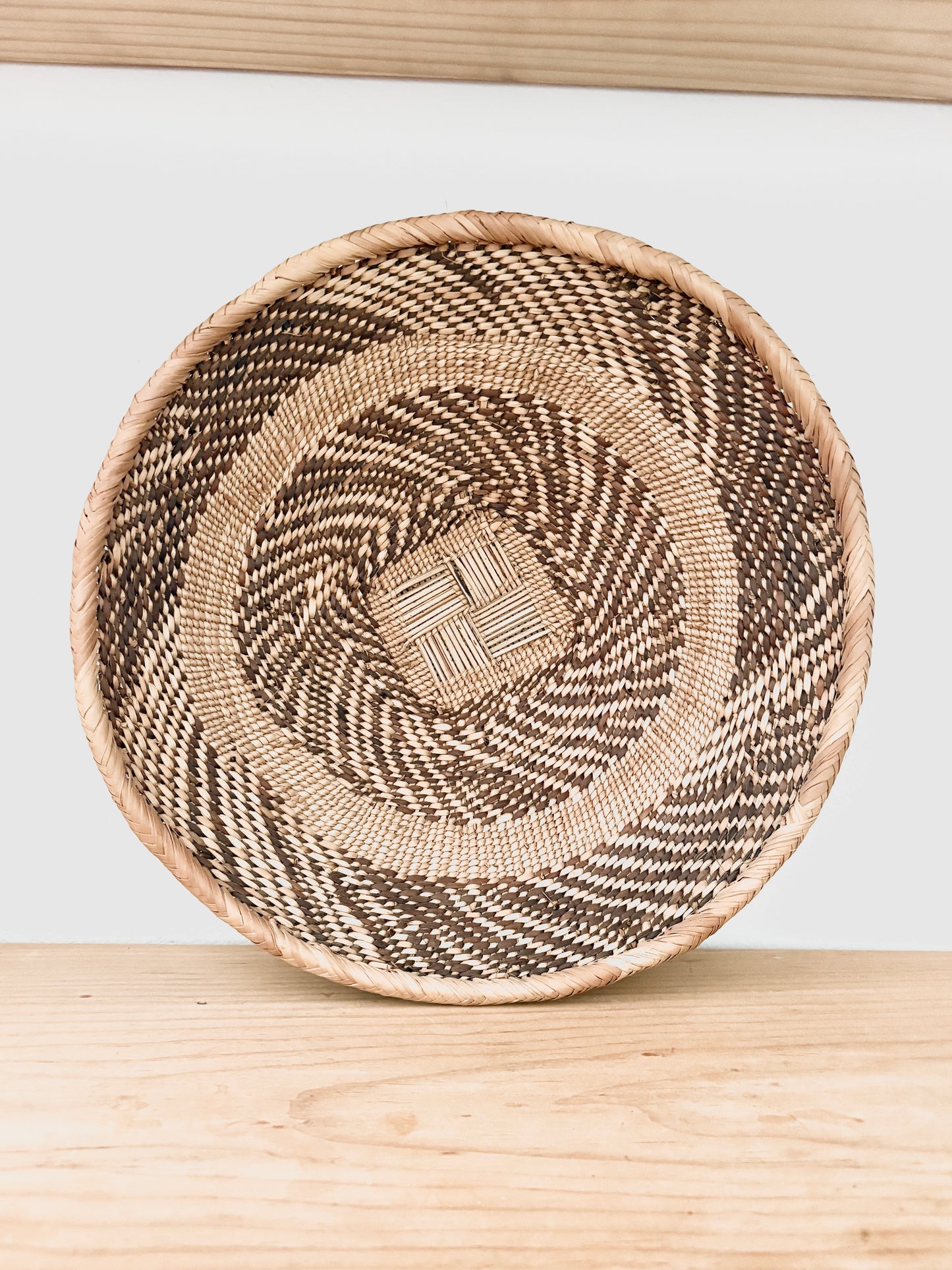 Vintage Tonga Basket – Binga Zimbabwe African Wall Art & Winnowing Tray