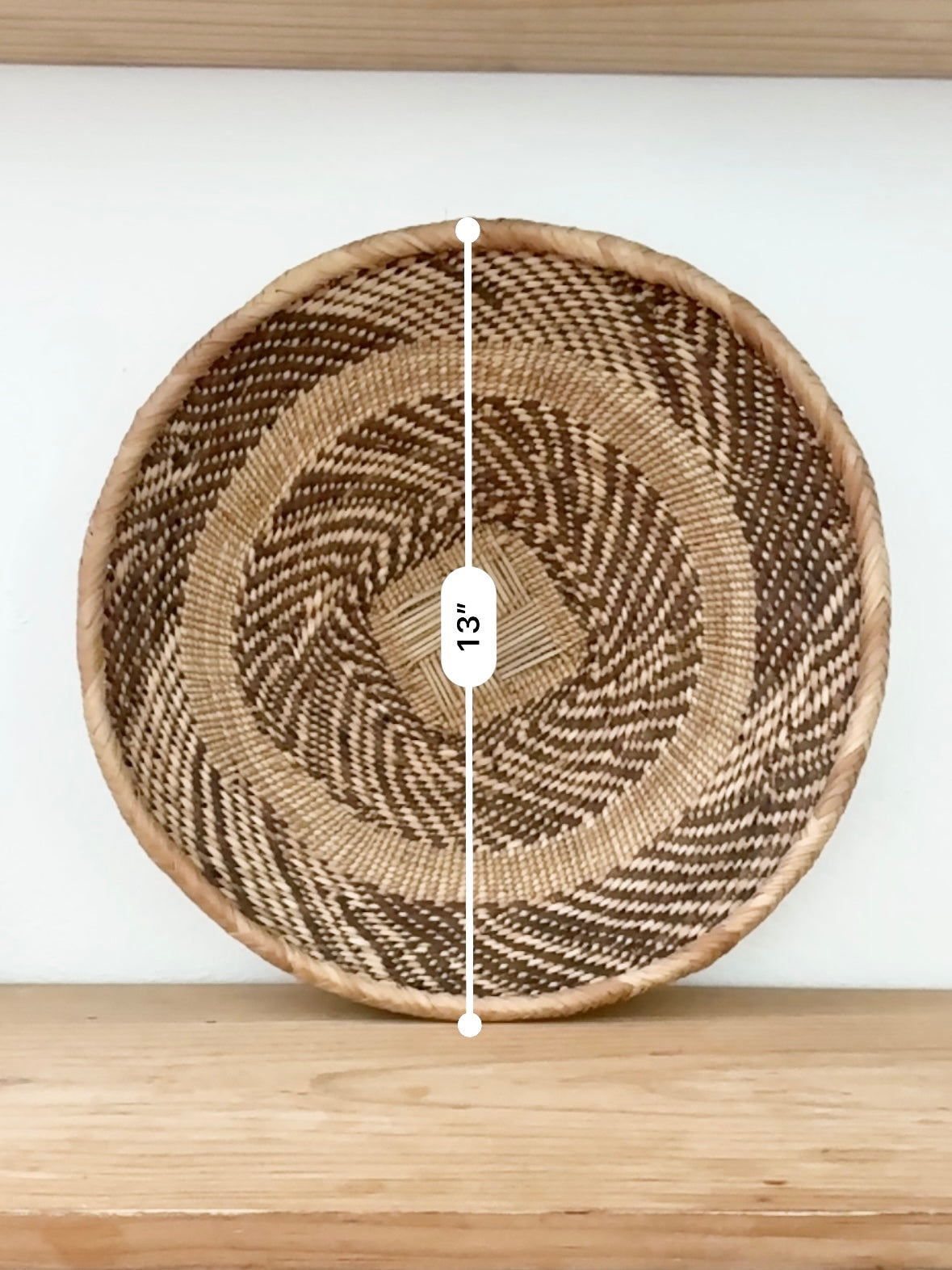 Vintage Tonga Basket – Binga Zimbabwe African Wall Art & Winnowing Tray