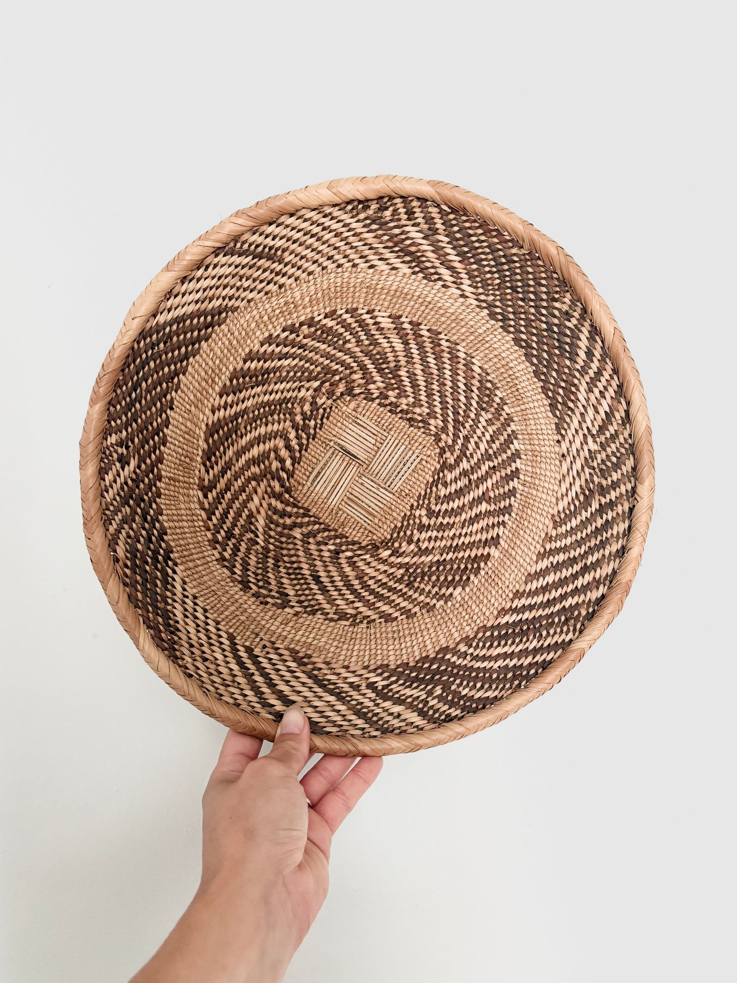 Vintage Tonga Basket – Binga Zimbabwe African Wall Art & Winnowing Tray
