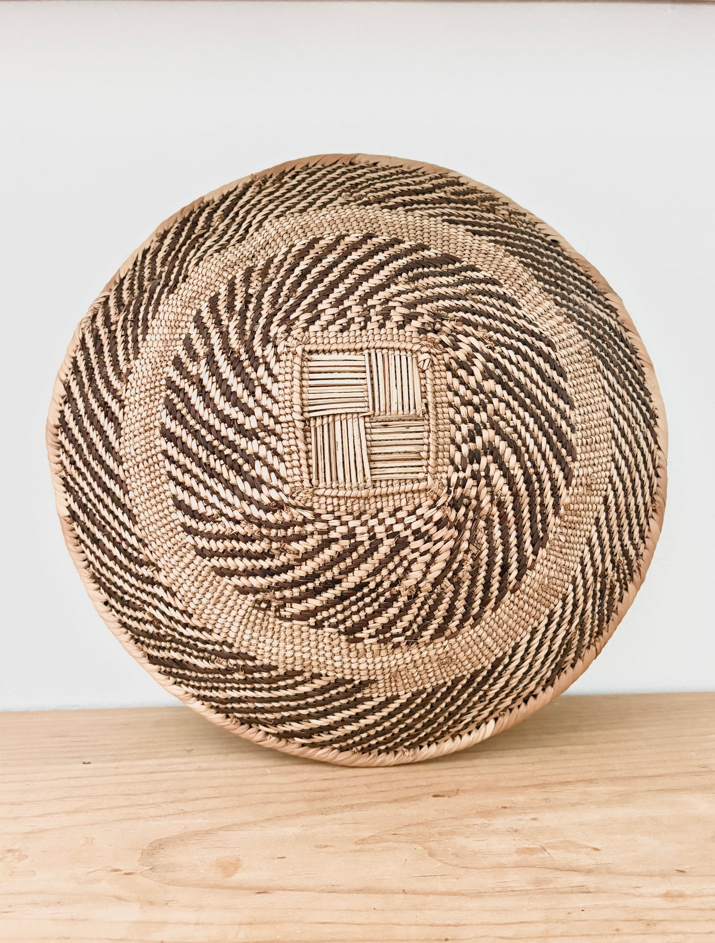 Vintage Tonga Basket – Binga Zimbabwe African Wall Art & Winnowing Tray