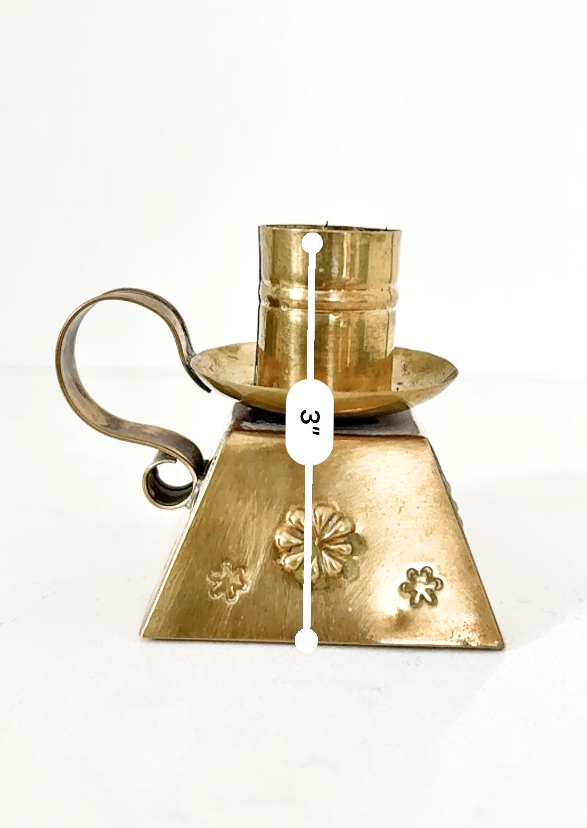 Brass Candle Holder - Vintage