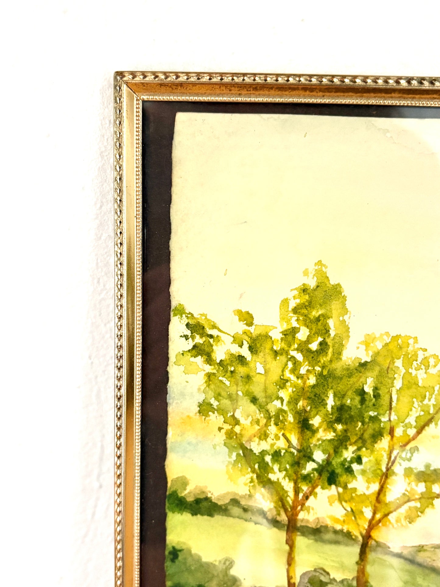 Hand-Painted Watercolor Landscape – 8 x 10