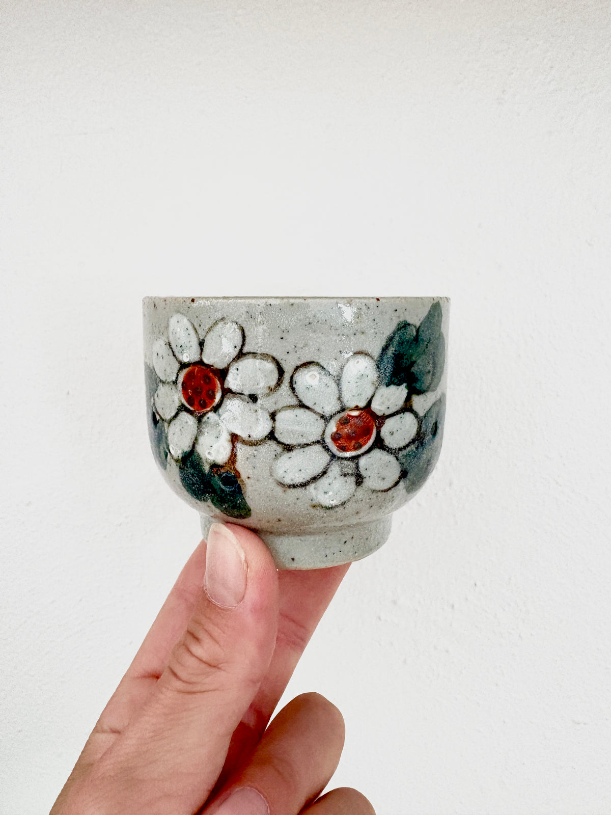 Set of 3 Vintage Sake Cups or Mini Planters