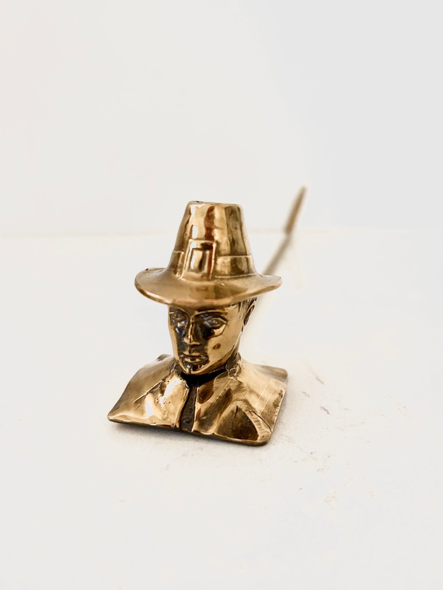 Vintage Pilgrim Brass Candle Snuffer