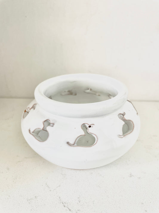 Sold - Ducky Candle Holder - Unique - Made in Italy