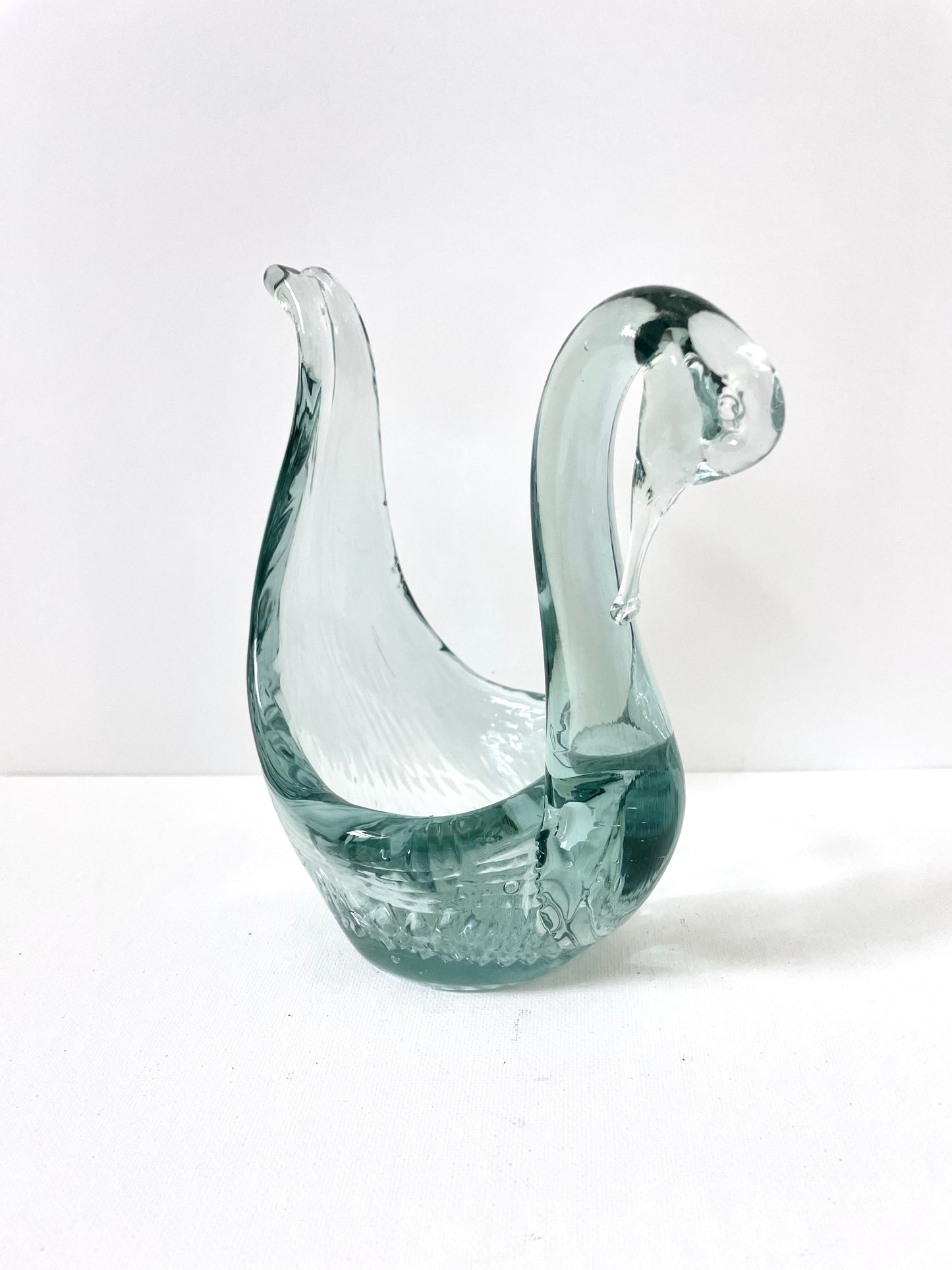 Hand Blown - Made in Italy - Glass Swan