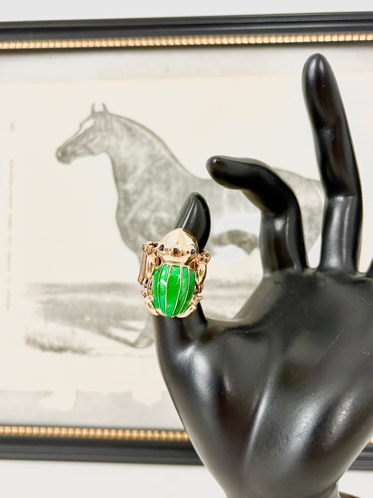 Lilly Pulitzer Garden Frog Cocktail Ring