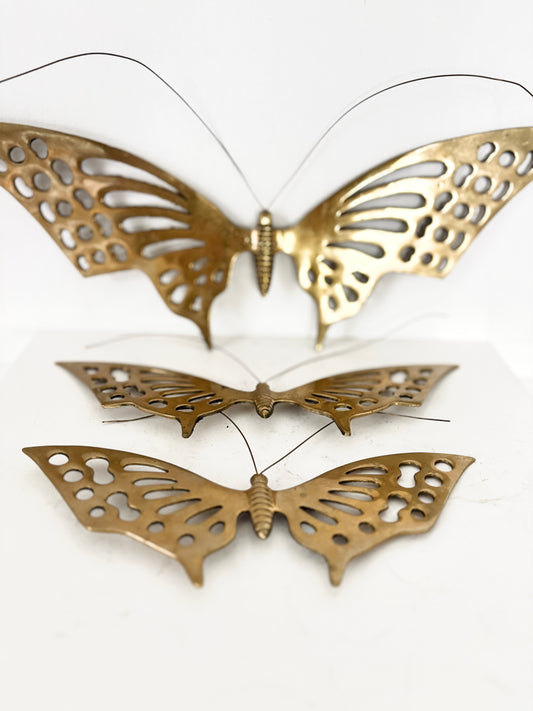 Brass Butterfly Bundle – Vintage-Inspired Elegance