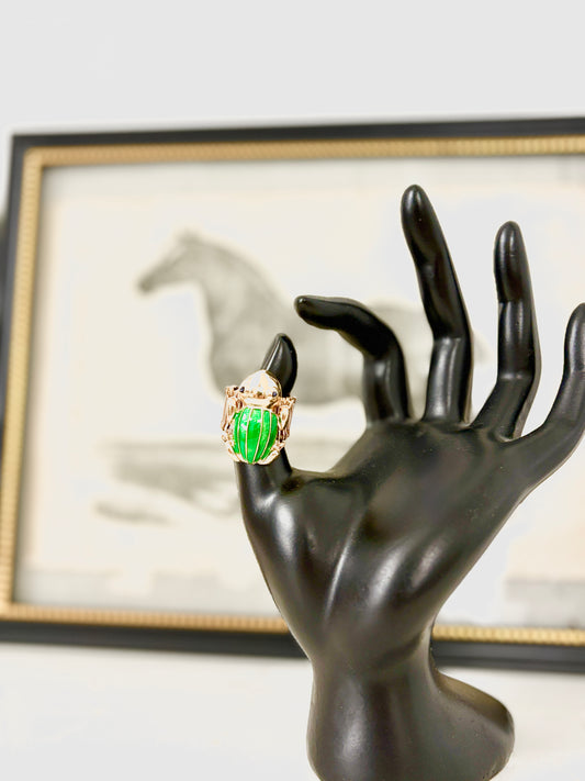 Lilly Pulitzer Garden Frog Cocktail Ring